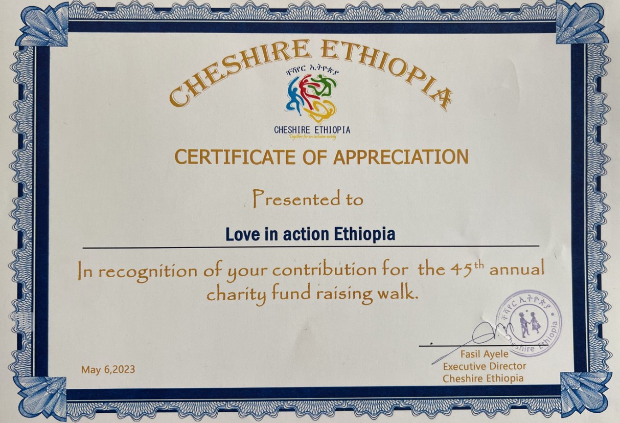 CHESHIRE ETHIOPIA 2023